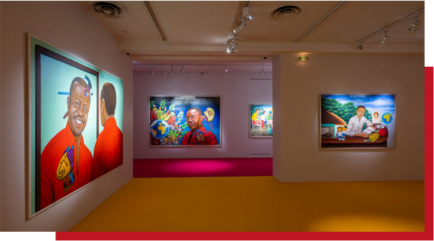 chéri Samba investit le musée Maillol