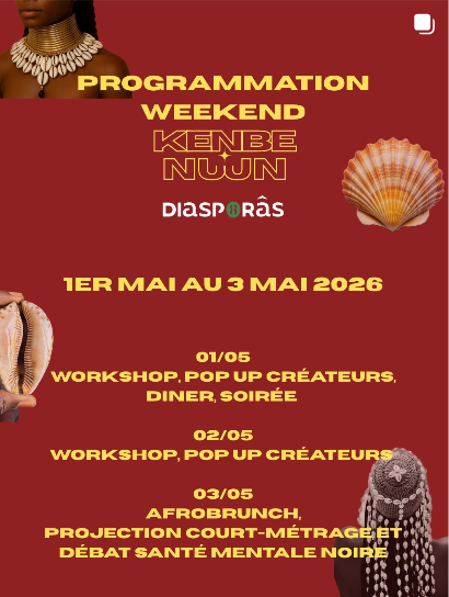 Week-end KENBE NUUN : DIasporas 01-03/05