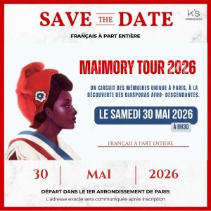 Save the date Maimory Tour 2026-30-mai