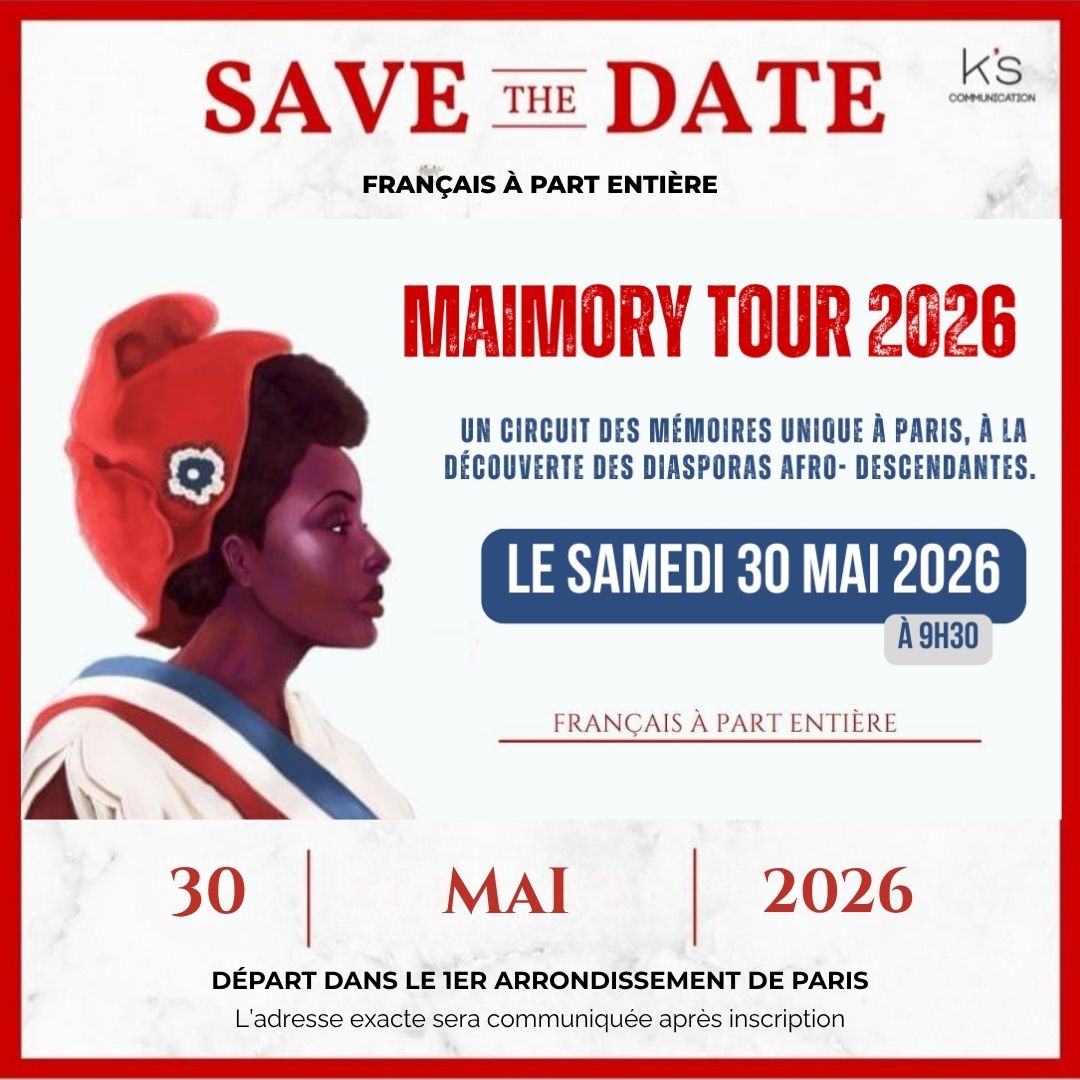 Save the date Maimory Tour 2026-30-mai