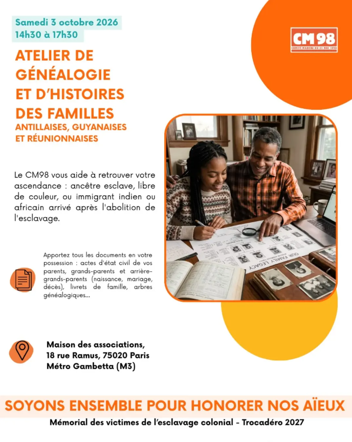 Atelier Généalogie CM98